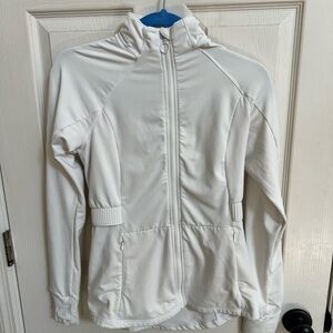 Fabletics Trinity Performance Women's White Jacket Size Small